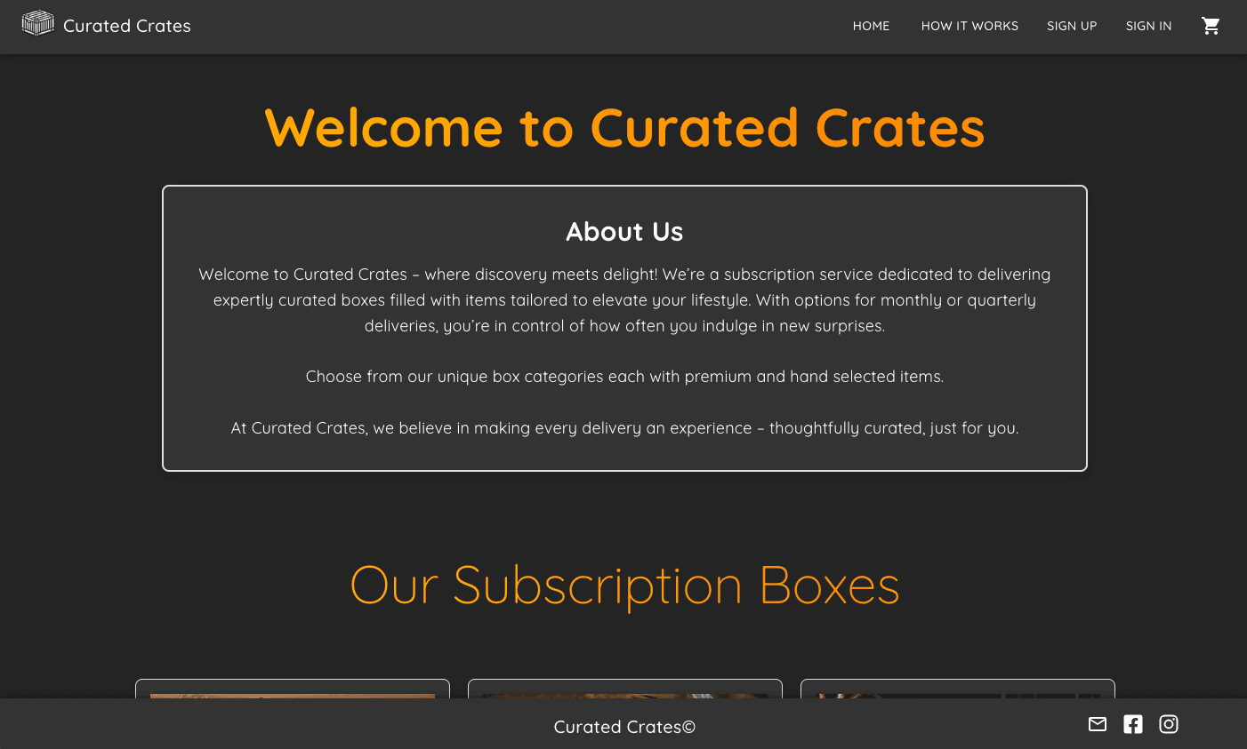 Curated Crates