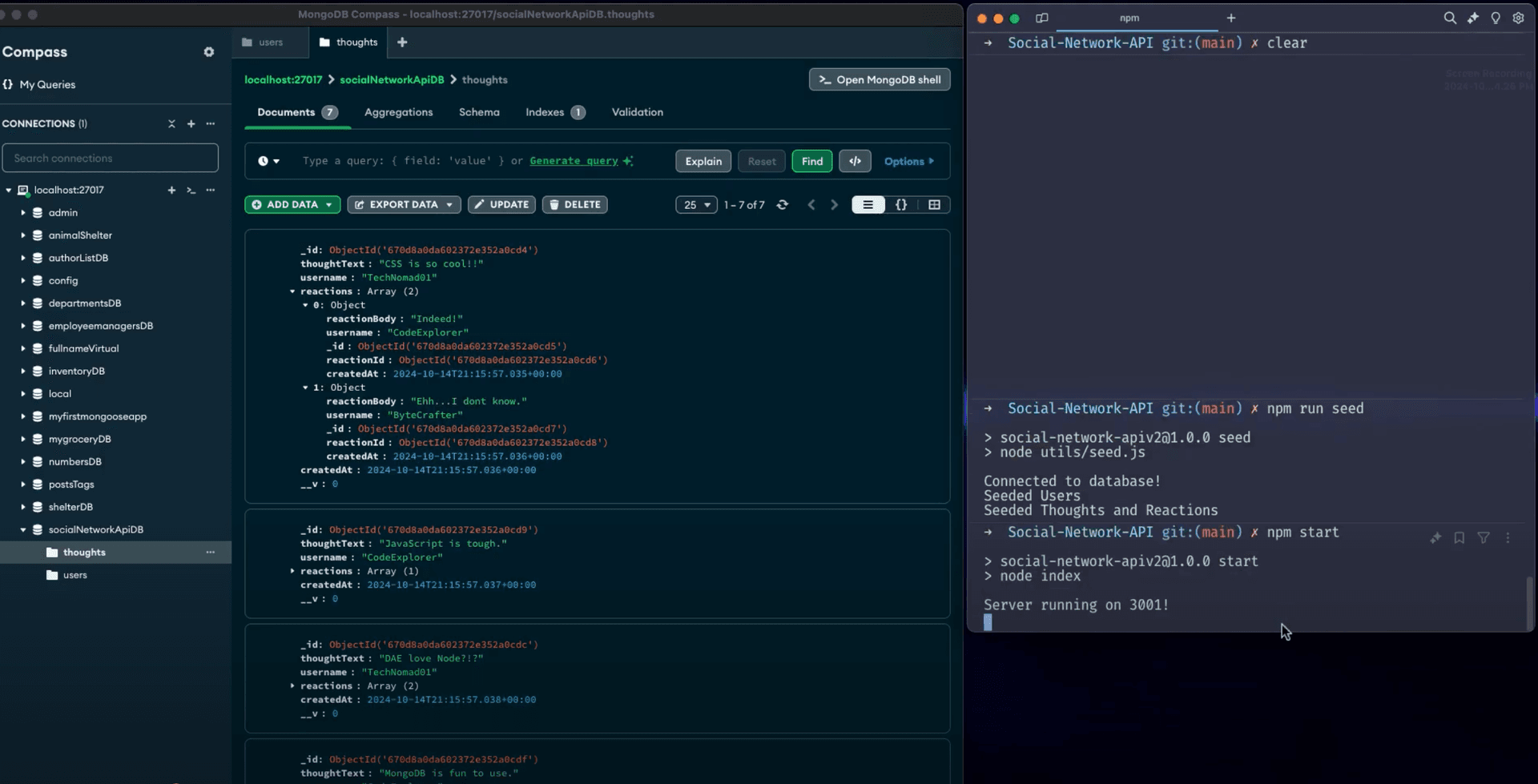 Social Network API